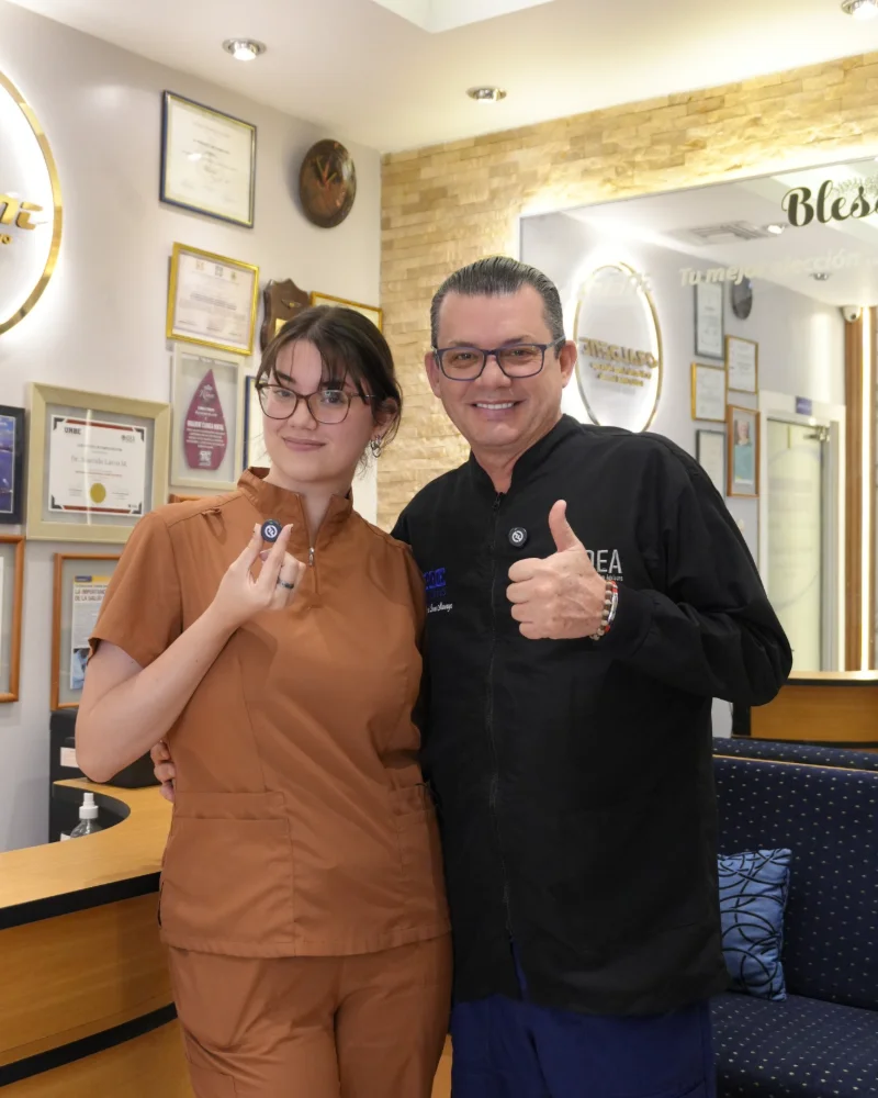Recepción de Oraldent, clínica 601